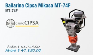 Apisonadora Bailarina Cipsa Mikasa MT-74F