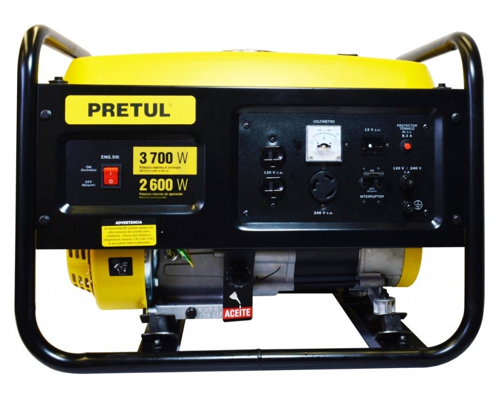 generador electrico pretul 2500 watts
