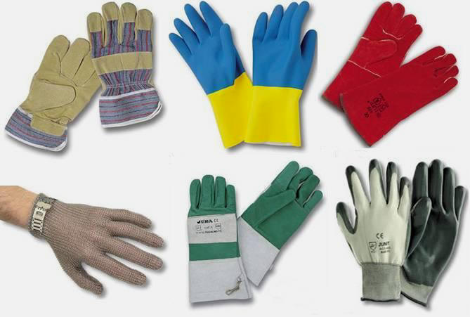 Distribuidores de equipo de seguridad industrial: guantes