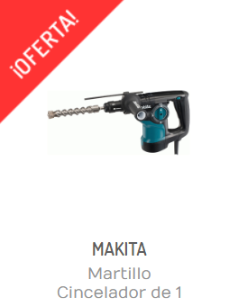 MARTILLO CINCELADOR DE 1 1/8" 800 WATTS MAKITA HR2810