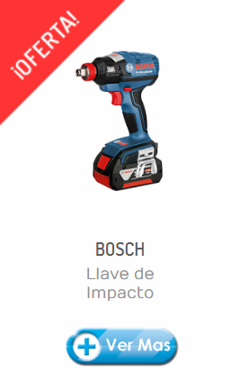 HERRAMIENTAS BOSCH INALÁMBRICAS -  LLAVE DE IMPACTO INALÁMBRICA BOSCH GDX 18 V-EC