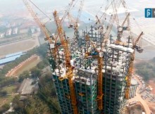La construcción de edificios de 57 pisos, en China puede hacerse en 19 días