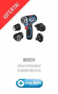 HERRAMIENTAS BOSCH INALÁMBRICAS - ATORNILLADOR INALÁMBRICO BOSCH GSR 12V-15 FC 4 EN 1 PROFESIONAL