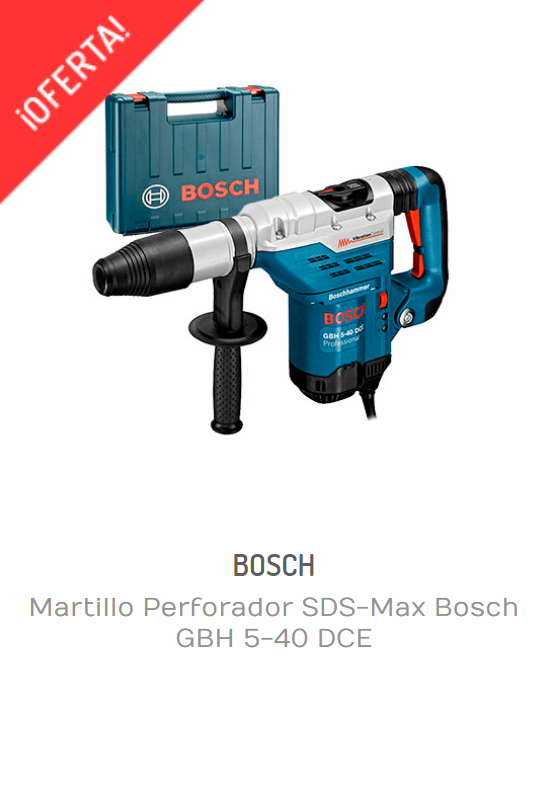 herramientas bosch- martillo perforador