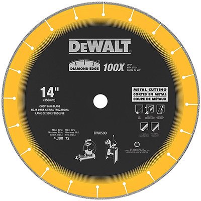 DISCO DIAMANTADO DE 14" PARA CORTE DE METAL DEWALT