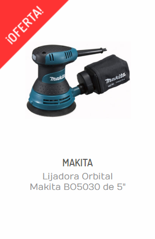 LIJADORA ORBITAL MAKITA BO5030 DE 5"