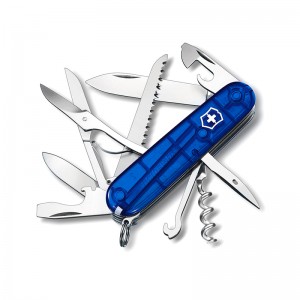 NAVAJA HUNTSMAN AZUL TRANSLÚCIDO VICTORINOX 1.3713.T2