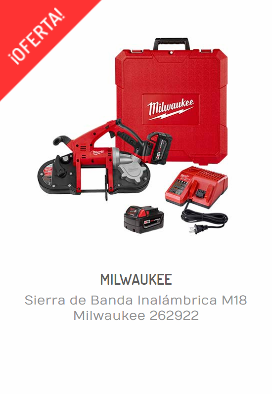 SIERRA DE BANDA INALÁMBRICA M18 MILWAUKEE 262922