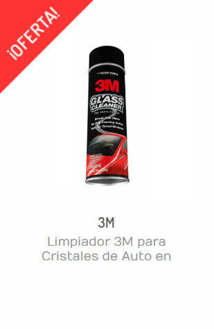 LIMPIADOR 3M PARA CRISTALES DE AUTO EN AEROSOL