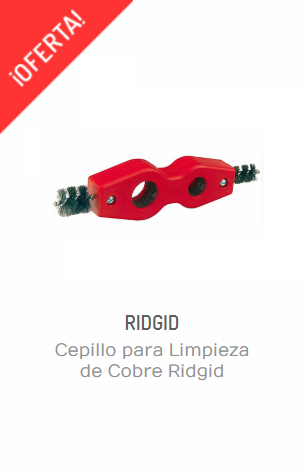 Herramientas ridgid, cepillo de limpieza de cobre