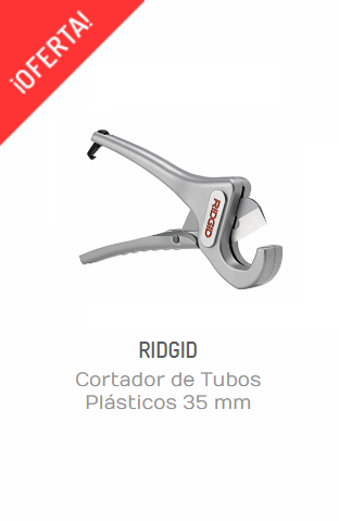 Herramientas ridgid- cortador de tubos plásticos