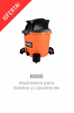 Herramientas ridgid- aspiradora