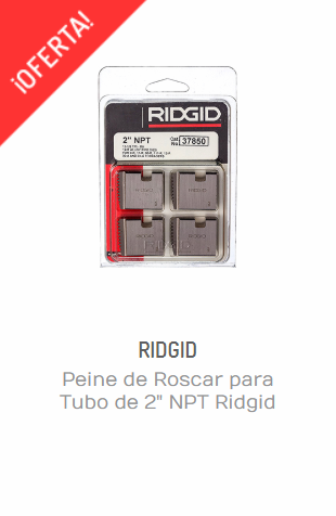 Herramientas ridgid- peine para rosacar 