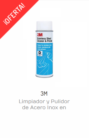 LIMPIADOR Y PULIDOR DE ACERO INOX EN AEROSOL 3M