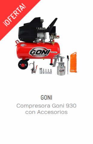 COMPRESORA GONI 930 CON ACCESORIOS