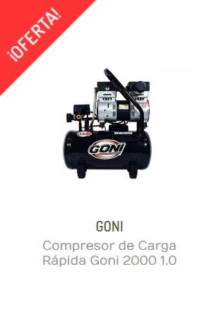 COMPRESOR DE CARGA RÁPIDA GONI 2000 1.0 HP 18 L