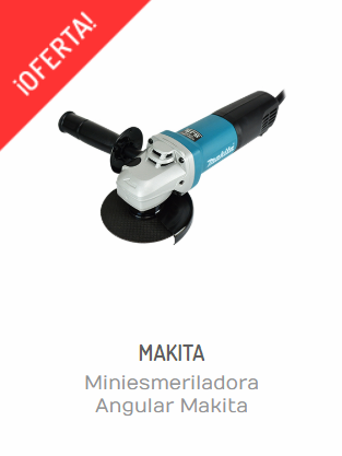 MINIESMERILADORA ANGULAR MAKITA 9564P DE 4 1/2"