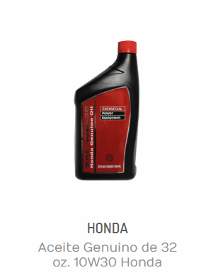 ACEITE GENUINO DE 32 OZ. 10W30 HONDA