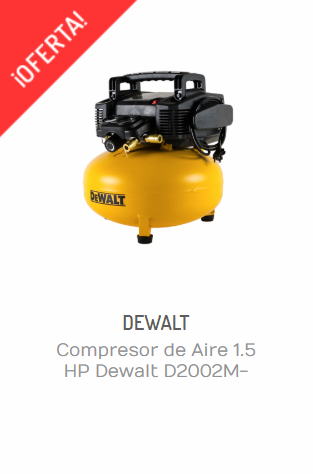 COMPRESOR DE AIRE 1.5 HP DEWALT D2002M-WK