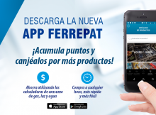 Descarga la App Ferrepat, acumula puntos y canjéalos.