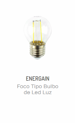 consejos de iluminación de interiores para invierno-FOCO TIPO BULBO DE LED LUZ CÁLIDA 2W ENERGAIN EG-BF2W-CE