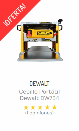 cepilladora canteadora de madera portatil dewalt