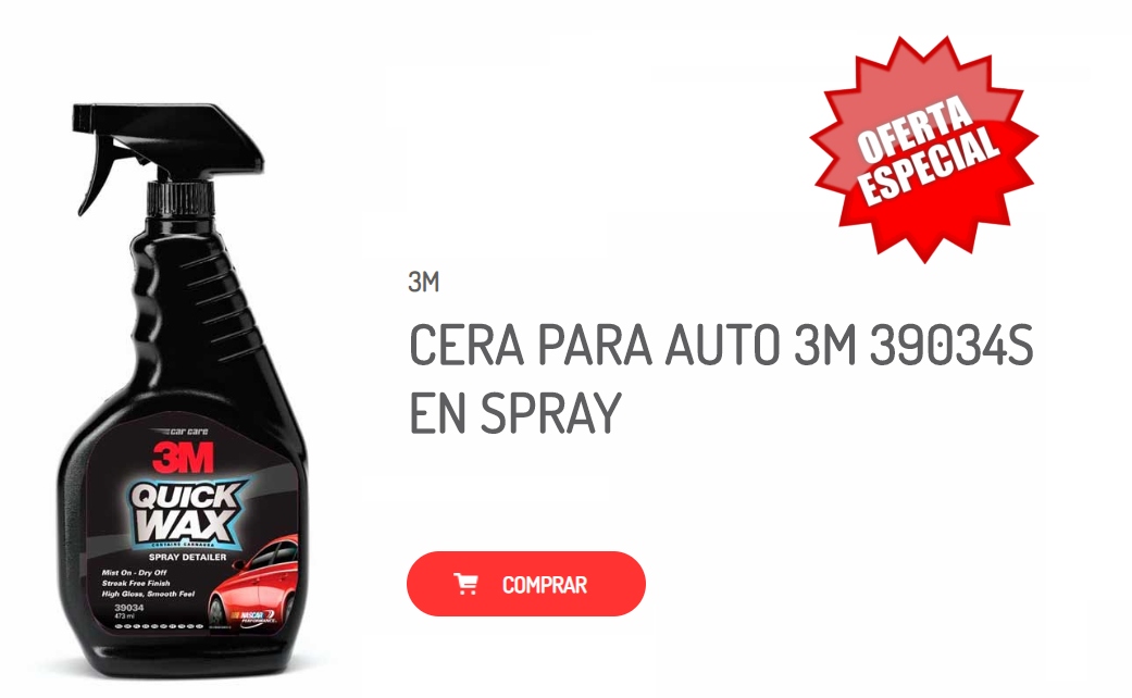 CERA PARA AUTO 3M 39034S EN SPRAY