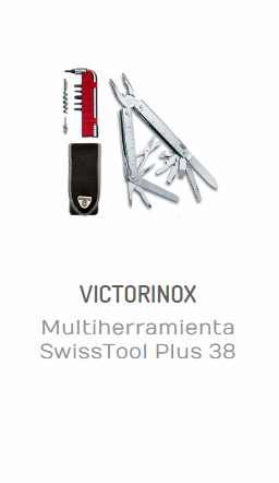 MULTIHERRAMIENTA SWISSTOOL PLUS 38 FUNCIONES VICTORINOX-regalar herramientas