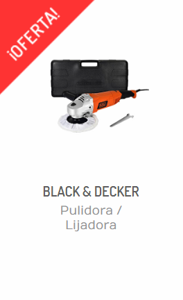 PULIDORA LIJADORA BLACK&DECKER WP1500K 1300W 7PUL