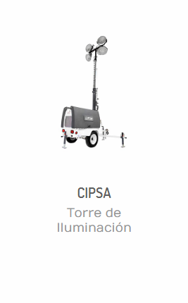 TORRE DE ILUMINACIÓN CTI6000K CIPSA 14.3 HP