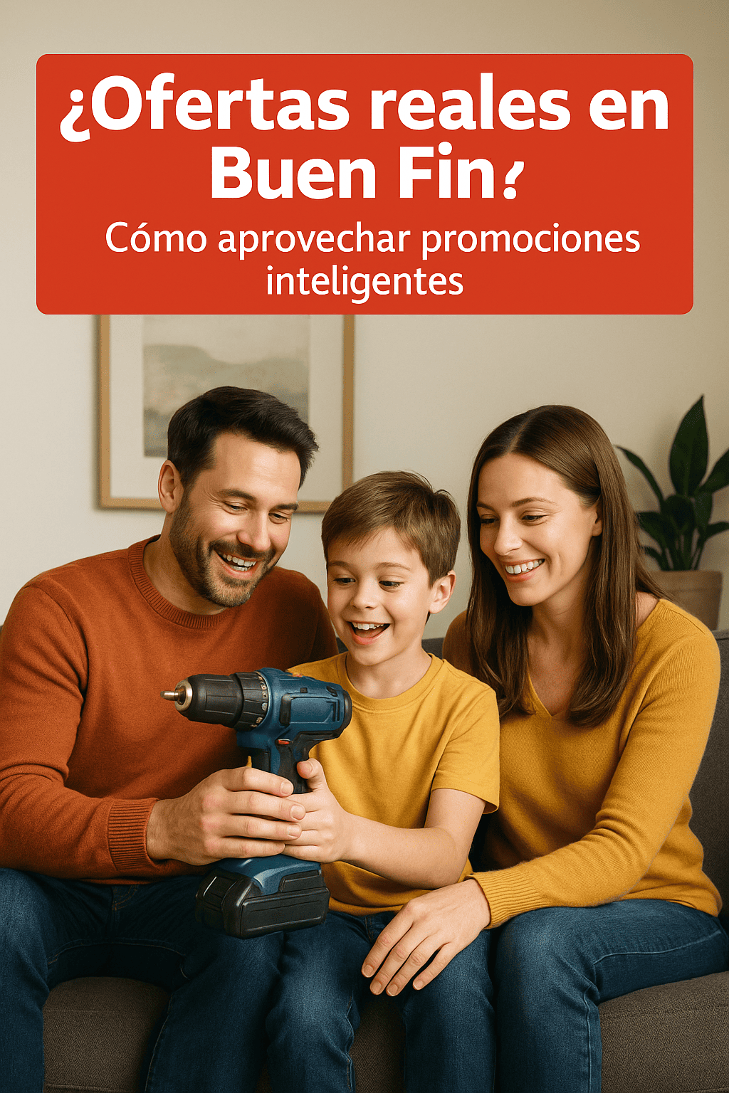 familia disfrutando su compra