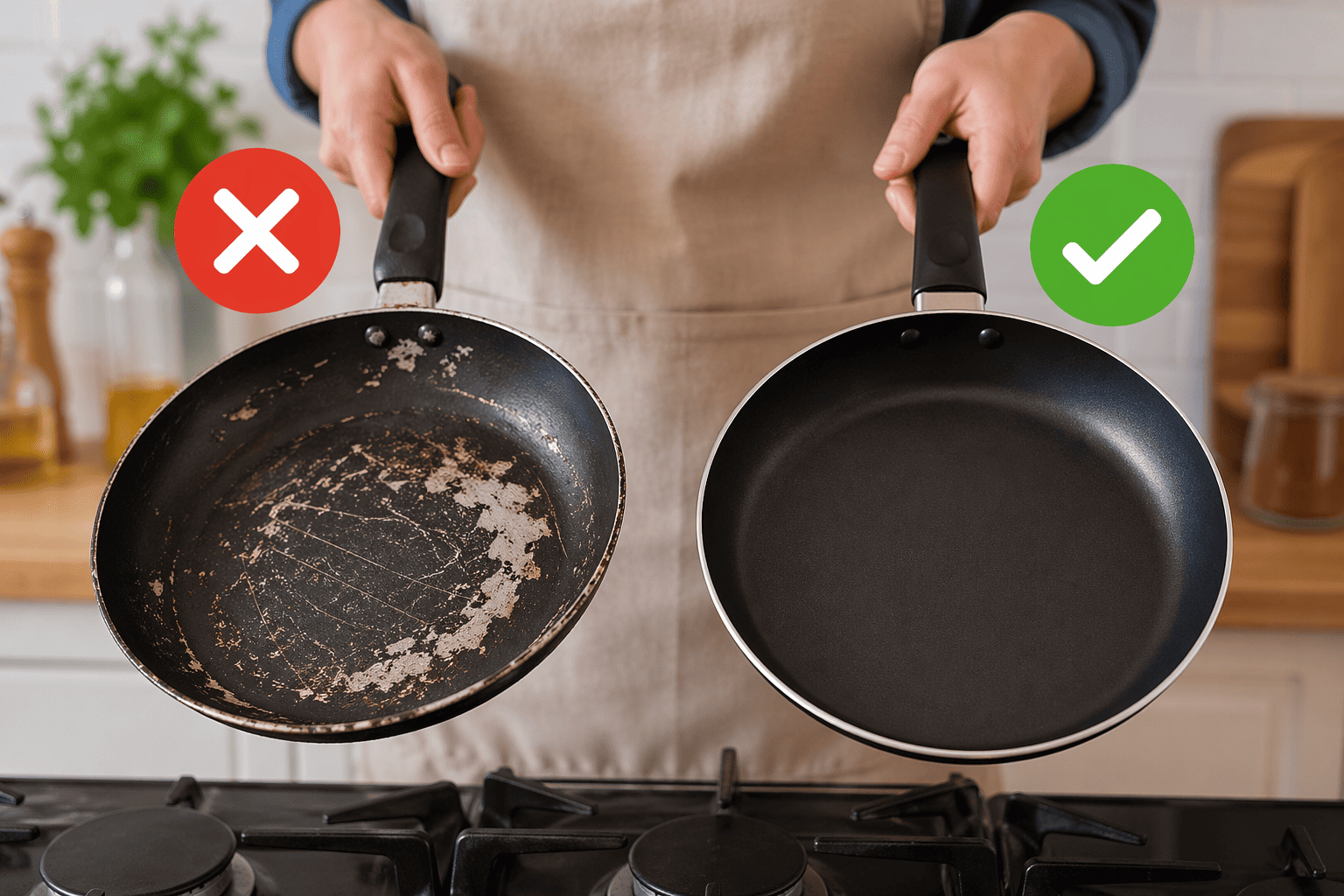 cuándo cambiar sartén de teflón