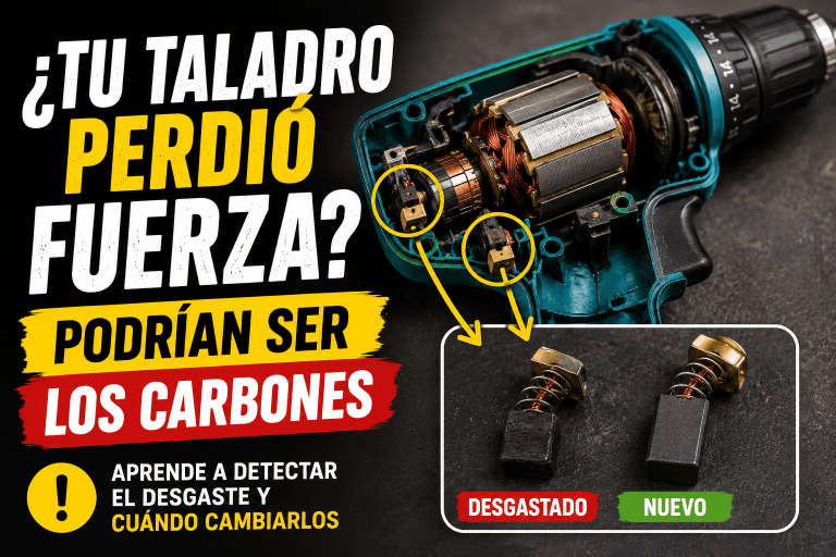 cuándo cambiar los carbones de la herramienta eléctrica