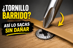 cómo sacar un tornillo barrido