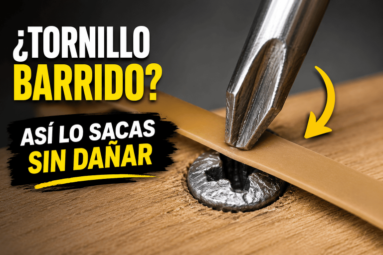 cómo sacar un tornillo barrido